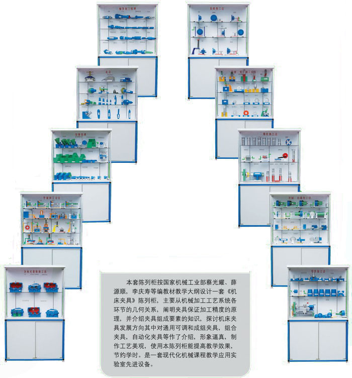 CLG-112型《機(jī)床夾具設(shè)計(jì)》示教陳列柜