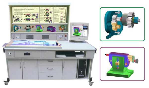 LG-FZ07B型 機械制圖多媒體三維測繪設(shè)計實訓(xùn)裝置