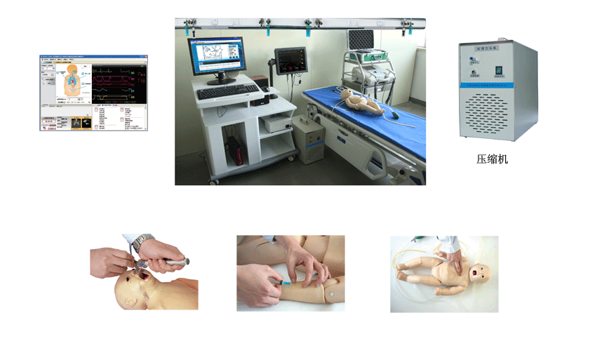 新生兒綜合急救技能訓(xùn)練模型，新生兒急救訓(xùn)練系統(tǒng)